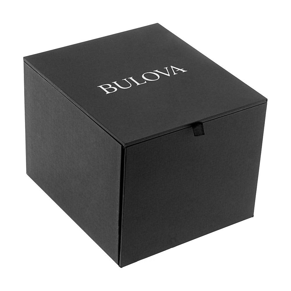 Bulova Ladies' Crystal Phantom Gold Tone Stainless Steel 2-Hand Quartz Watch, 440 Crystals and Pave Dial Style: 98L263