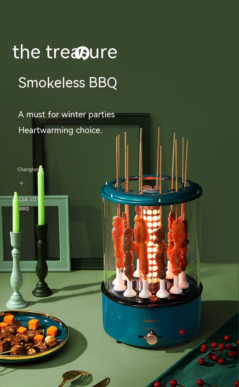 Amazing Kitchen Automatic Multi-function Smoke-free Skewers Machine, Easy Cookware