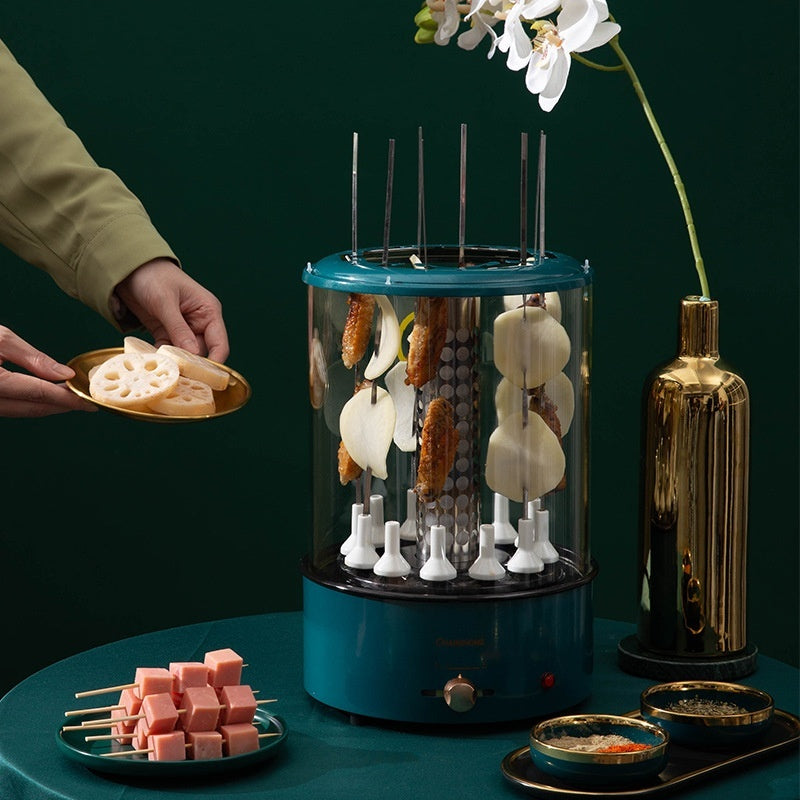 Amazing Kitchen Automatic Multi-function Smoke-free Skewers Machine, Easy Cookware