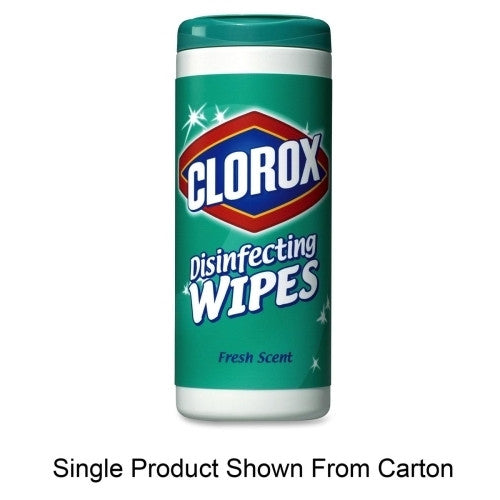 Clorox Company Disinfecting Wipes, 35 Wipes/Tub, 12 Tubs/CT, Fresh Scent