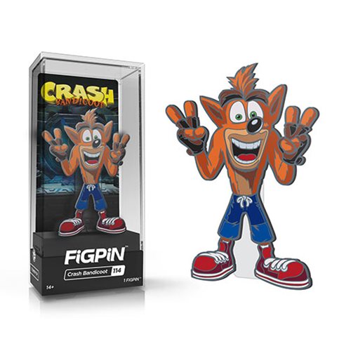 Crash Bandicoot Crash FiGPiN Enamel Pin