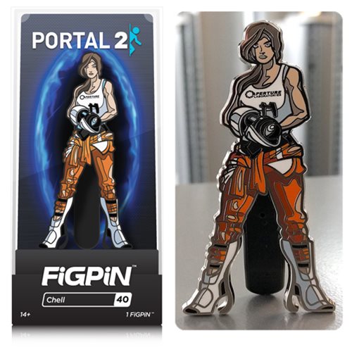Portal 2 Chell FiGPiN Enamel Pin