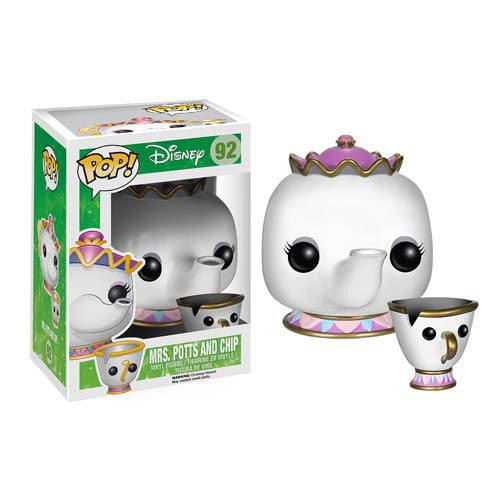 Beauty and the Beast Mrs. Potts And Chip Pop! Vinyl Figures