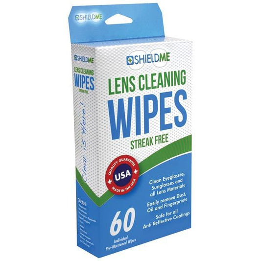 Shieldme 6060 Lens Cleaning Wipes, 60 Ct