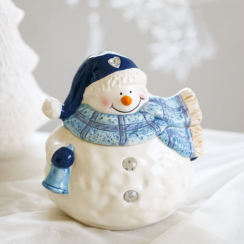 Cool Gifts Collectible Christmas Ceramic Ornaments and Snowman Tableware