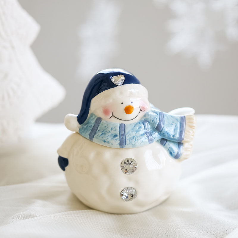 Cool Gifts Collectible Christmas Ceramic Ornaments and Snowman Tableware