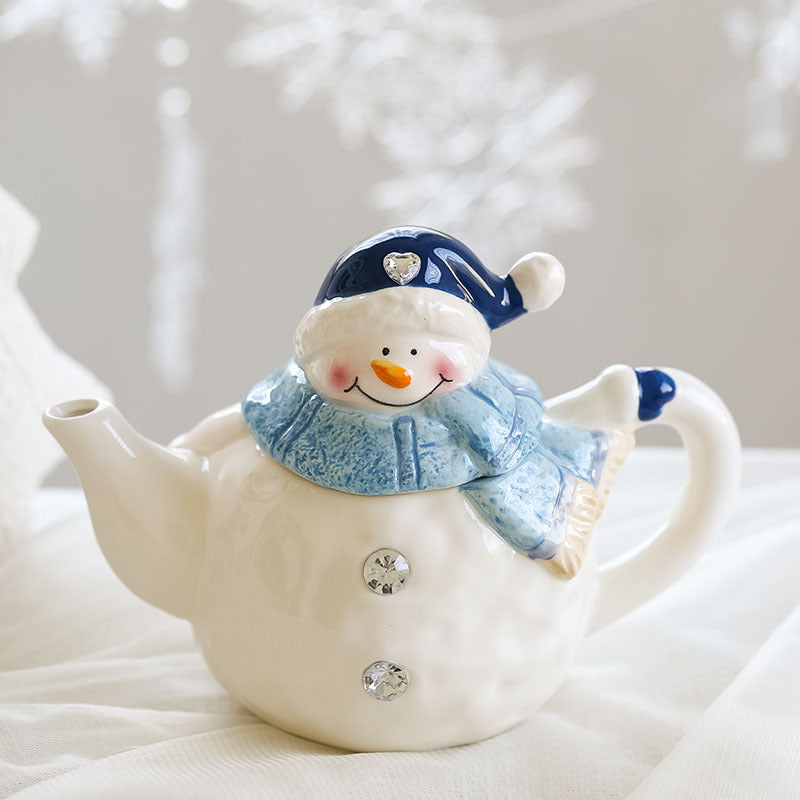 Cool Gifts Collectible Christmas Ceramic Ornaments and Snowman Tableware