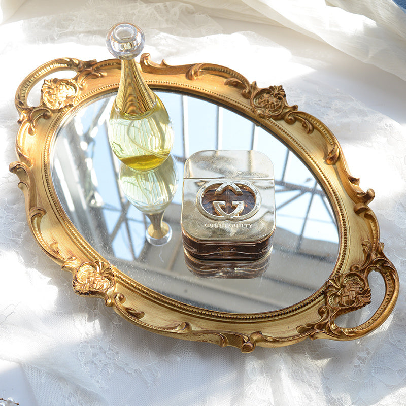 Retro Mirror Tray, Elegant Gift