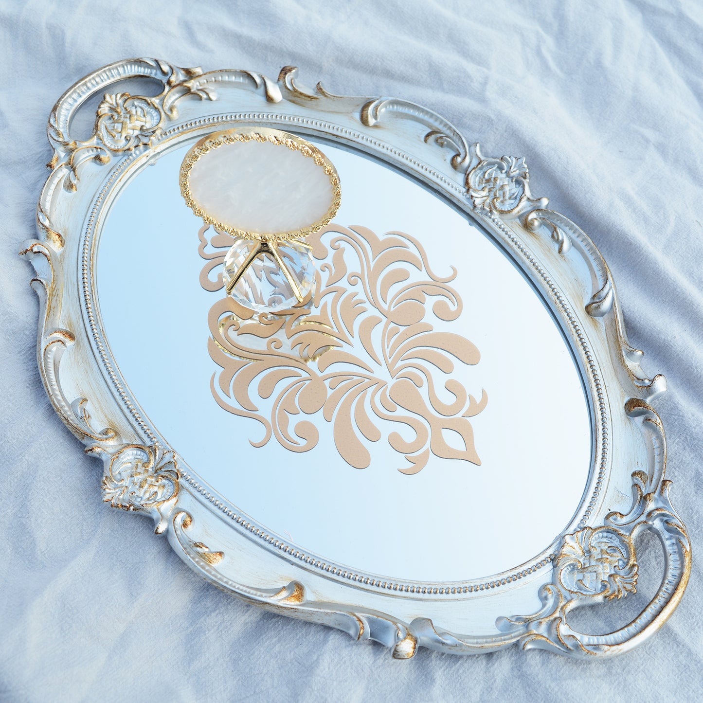 Retro Mirror Tray, Elegant Gift