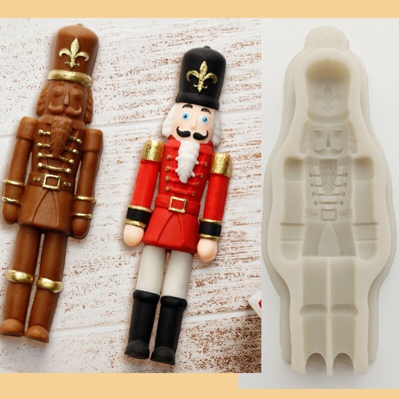 Christmas Guard Fondant Cake Chocolate Mold, Easy Cookware