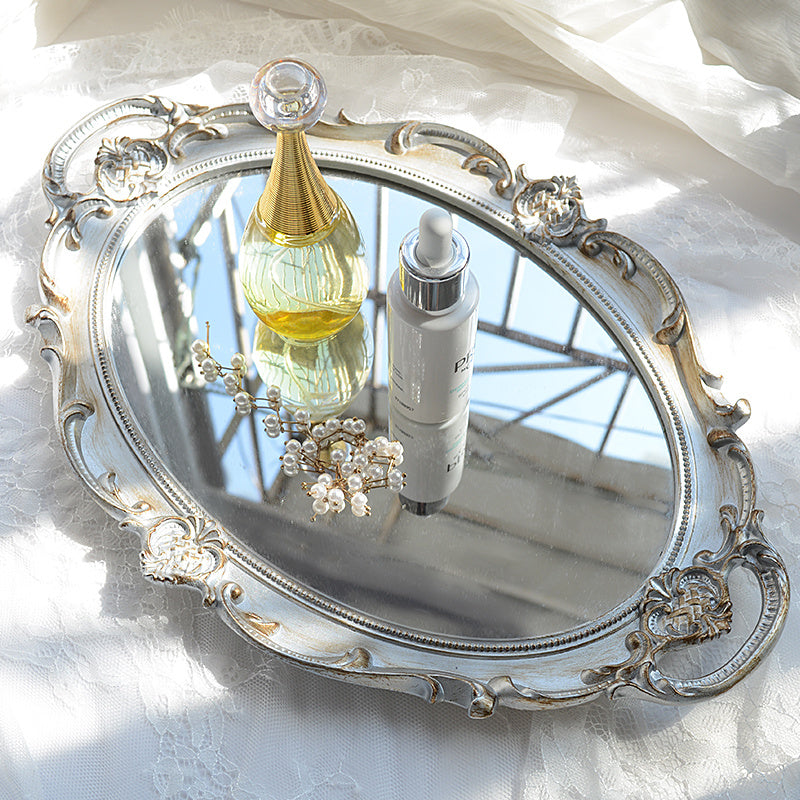 Retro Mirror Tray, Elegant Gift