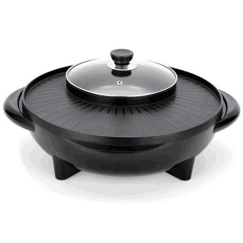 Easy Cooking, Amazing Multifunctional Pot Electric Grill, Korean-style shabu-shabu All-in-One Pot