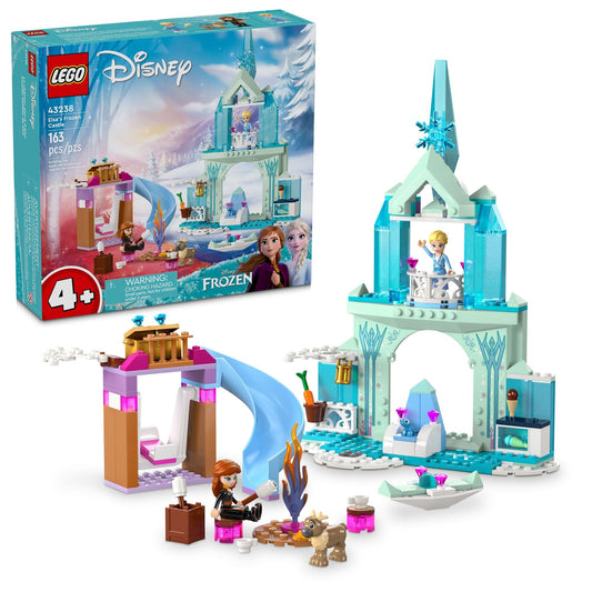 LEGO Disney Frozen Elsa?ÇÖs Frozen Princess Castle Building Toy Set - Frozen Toy for Kids, Girls & Boys, Ages 4+ - Gift for Christmas - 43238