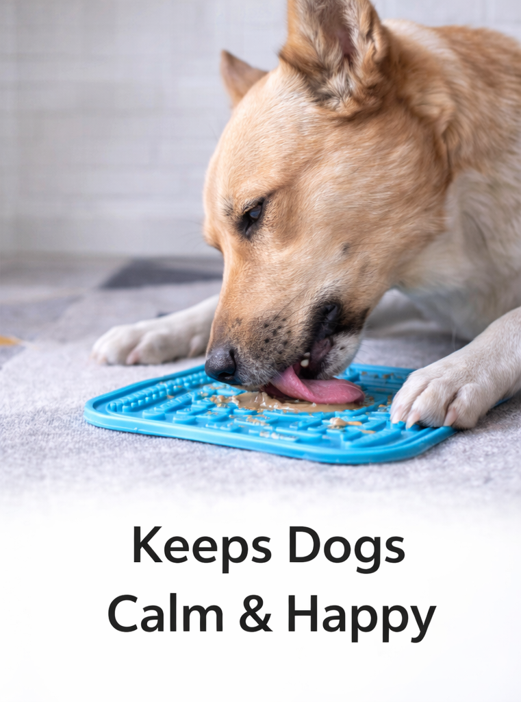 Calming Dog Lick Mat – Stress Relief Feeding Pad (With Suction)