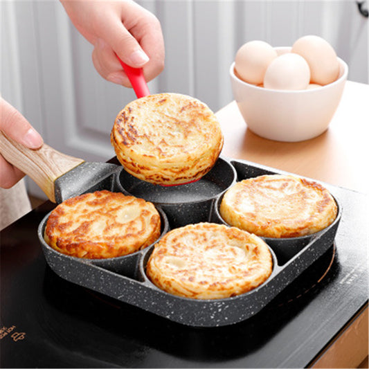 Four Hole Omelette Pan, Non-stick Pan, Easy Cooking Bakeware