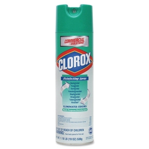 Clorox Company Disinfecting Spray, 19 oz., 12/CT, Fresh Scent