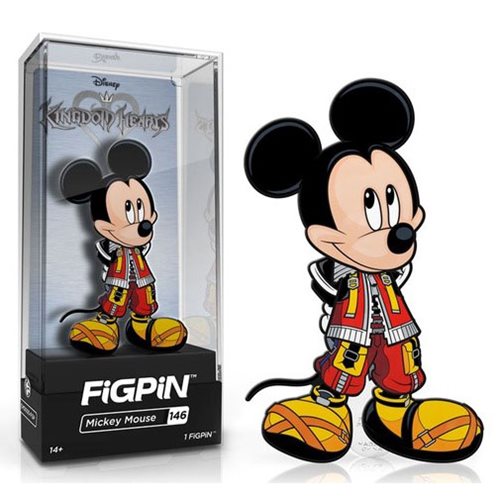 Kingdom Hearts King Mickey FiGPiN Enamel Pin                