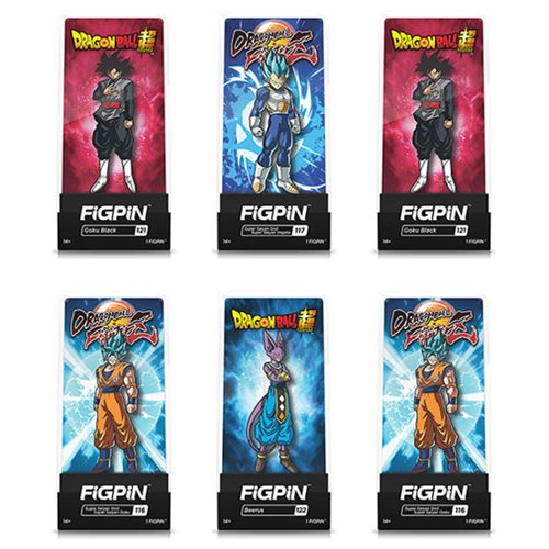 Dragon Ball Assorted FiGPiN Enamel Pins 6-Pack Case         