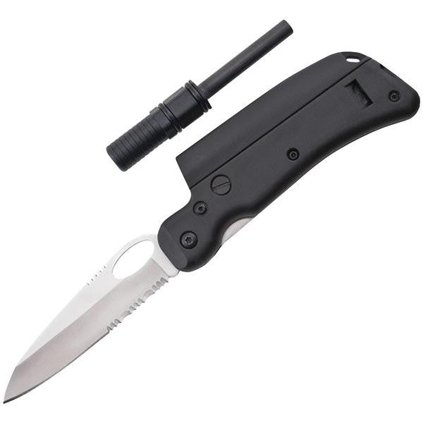 Tool Logic Sl3 Sl3 Knife With Magnesium Fire Starter & Whistle